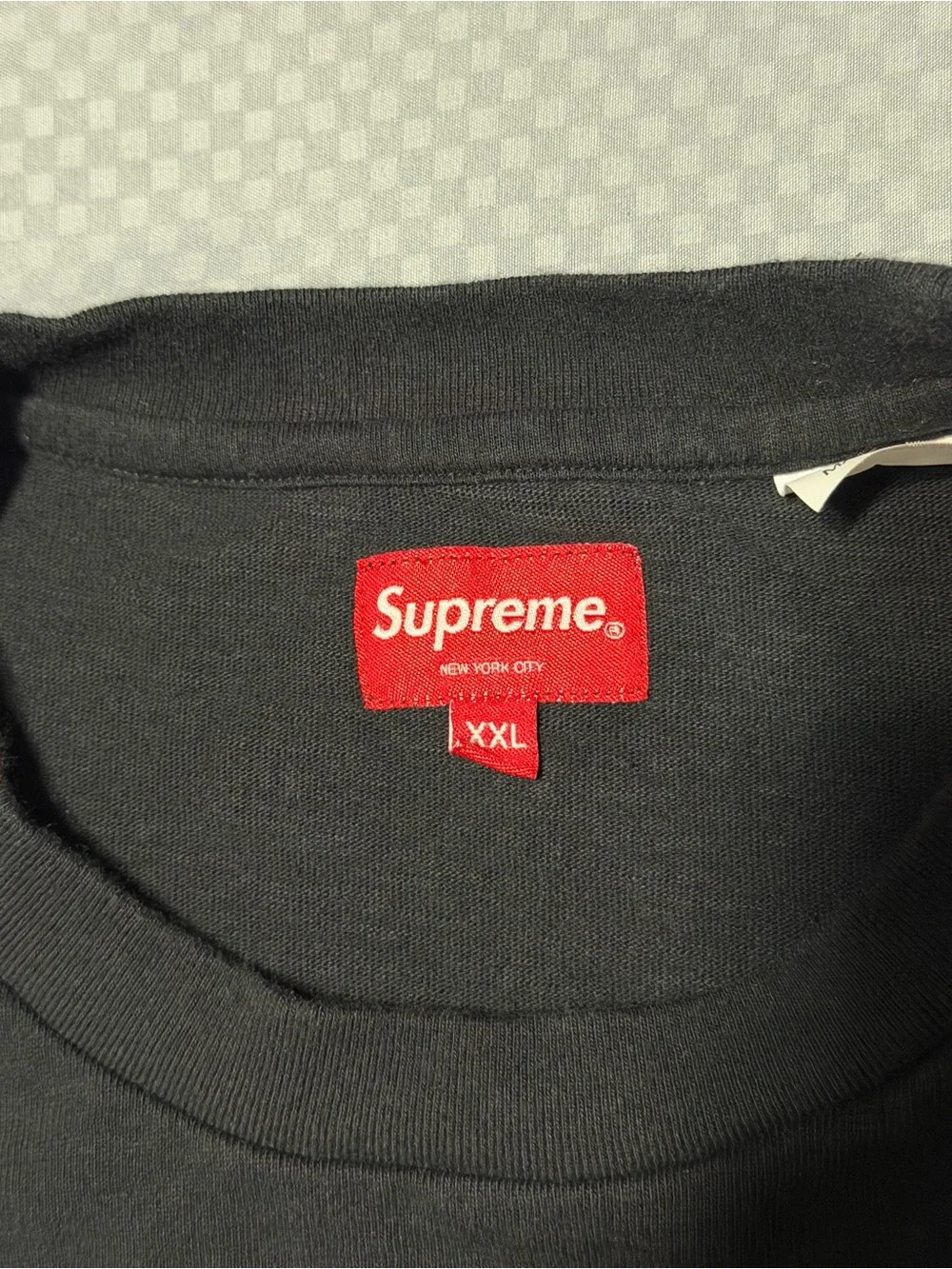 Size XXL - Supreme Block Arc S/S Tee Shirt Black   SS23